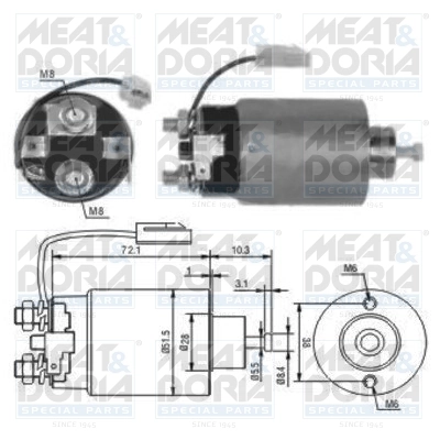 Solenoid Switch, starter